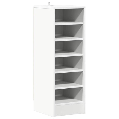 Shoe cabinets 31.5 x 35 x 90 cm White 6 compartments