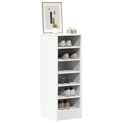 Shoe cabinets 31.5 x 35 x 90 cm White 6 compartments