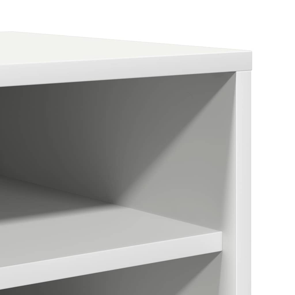 Shoe cabinets 31.5 x 35 x 90 cm White 6 compartments