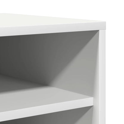 Shoe cabinets 31.5 x 35 x 90 cm White 6 compartments