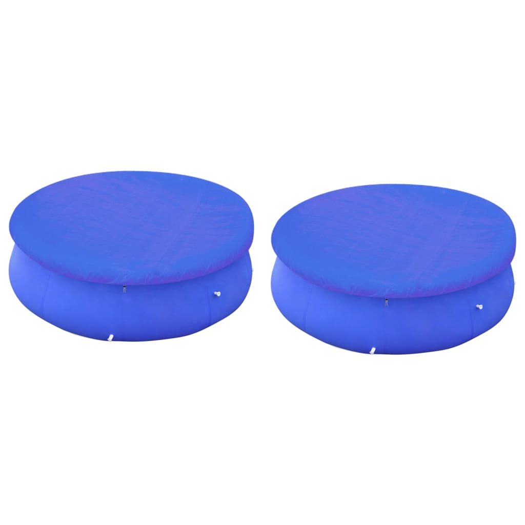 Pool Covers 2 pcs for 300 cm Round Above-Ground Pools
