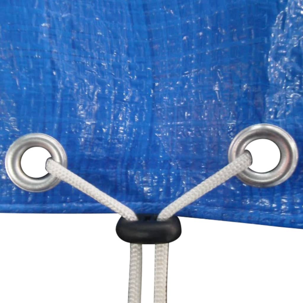 Pool Covers 2 pcs PE Rectangular 90 g/sqm 394x207 cm