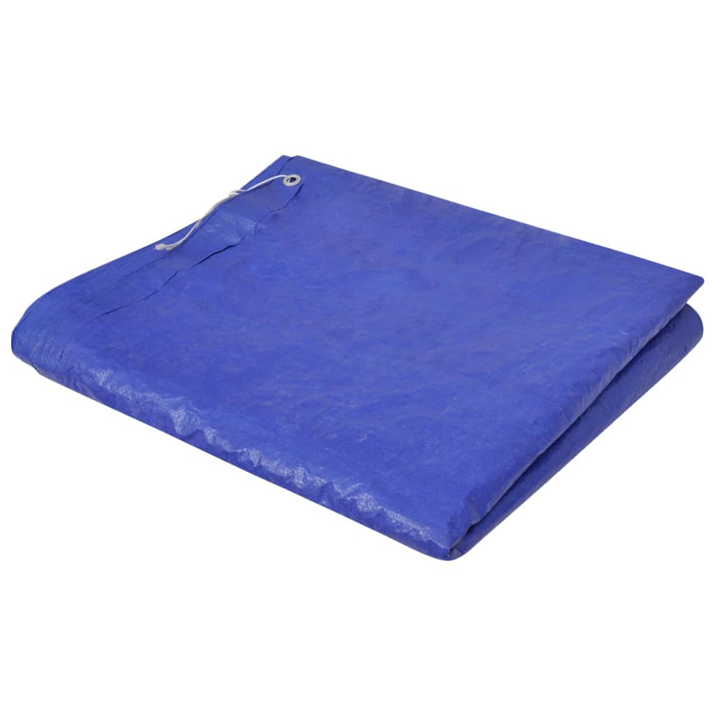 Pool Cover | Set of 2 | Dark Blue | Polyethylene | Large | Durable