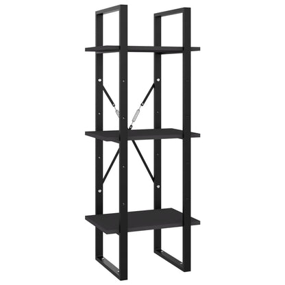 5-Tier Book Cabinet Grey 40x30x175 cm Engineered Wood