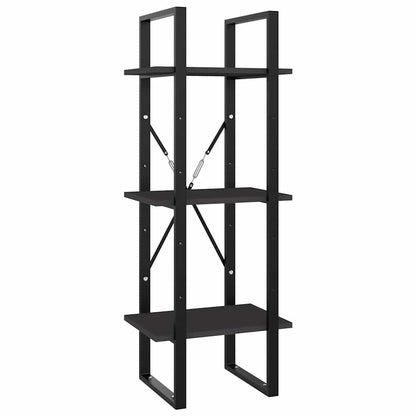 5-Tier Book Cabinet Grey 40x30x175 cm Engineered Wood