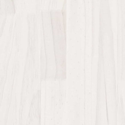 5-Tier Book Cabinet White 40x30x175 cm Solid Wood Pine