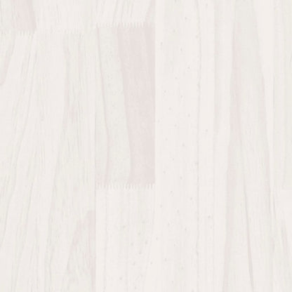 5-Tier Book Cabinet White 100x30x175 cm Solid Wood Pine