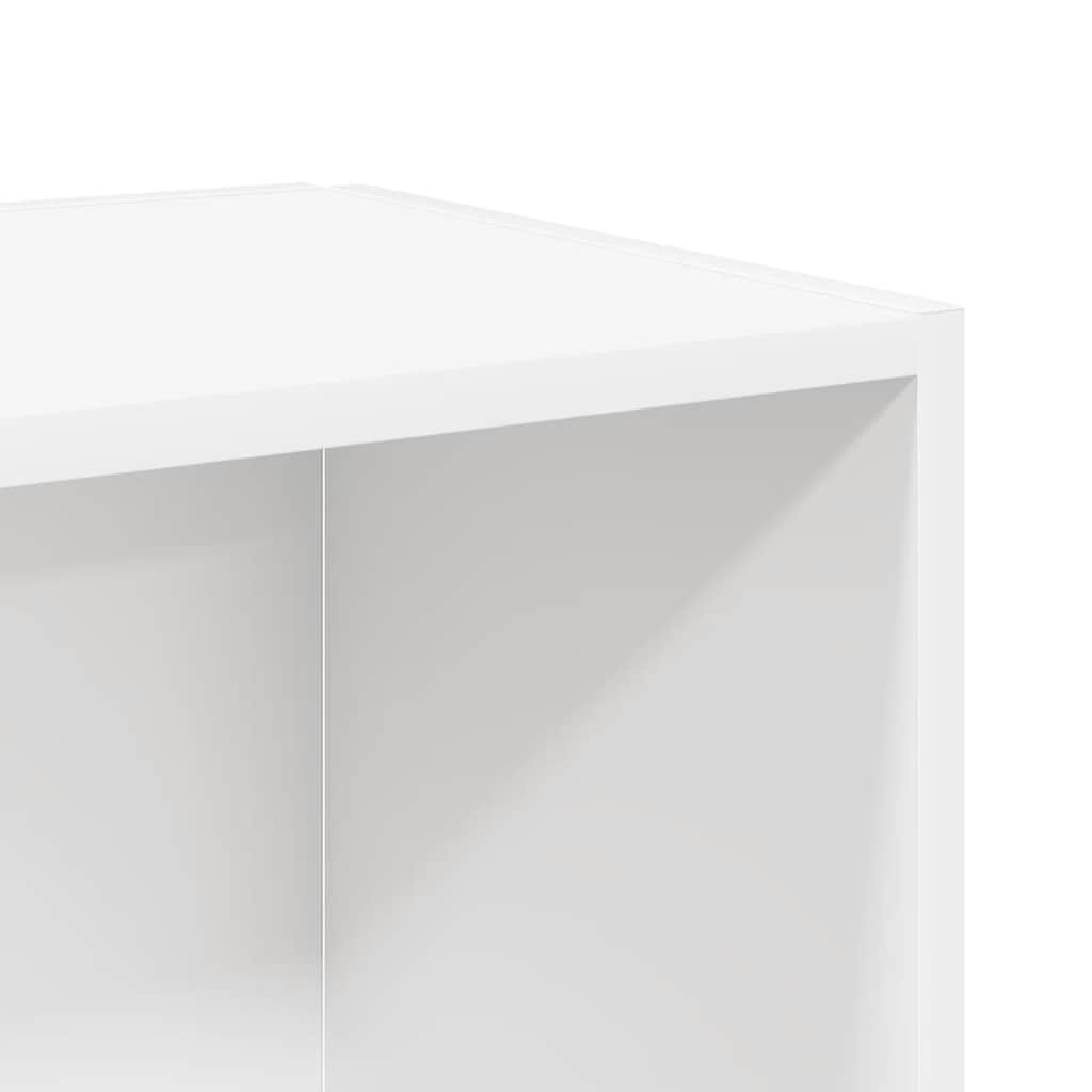 Side Table White 33x33x34.5 cm Engineered Wood