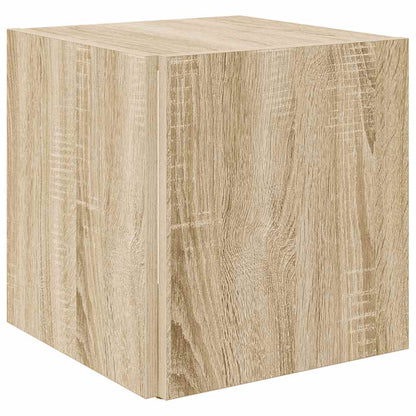 809011 vidaXL Side Table Sonoma Oak 33x33x34,5 cm Engineered Wood