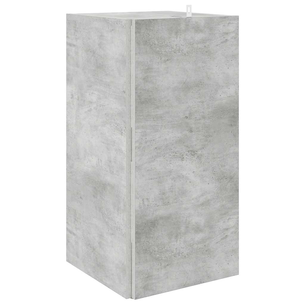 Corner Cabinet Concrete Grey 33x33x67 cm Engineered Wood