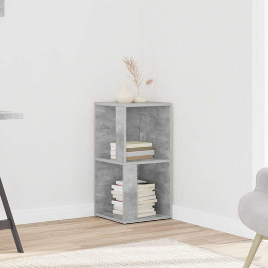 809021 vidaXL Corner Cabinet Concrete Grey 33x33x67 cm Engineered Wood