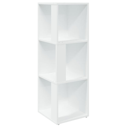 809026 vidaXL Corner Cabinet White 33x33x100 cm Engineered Wood