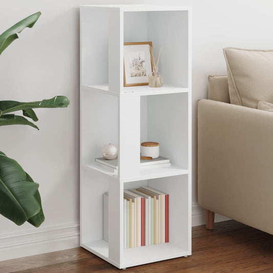 809026 vidaXL Corner Cabinet White 33x33x100 cm Engineered Wood