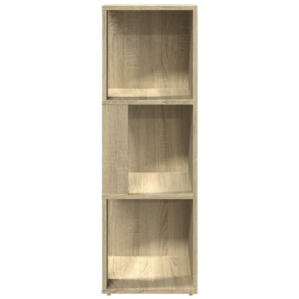809029 vidaXL Corner Cabinet Sonoma Oak 33x33x100 cm Engineered Wood