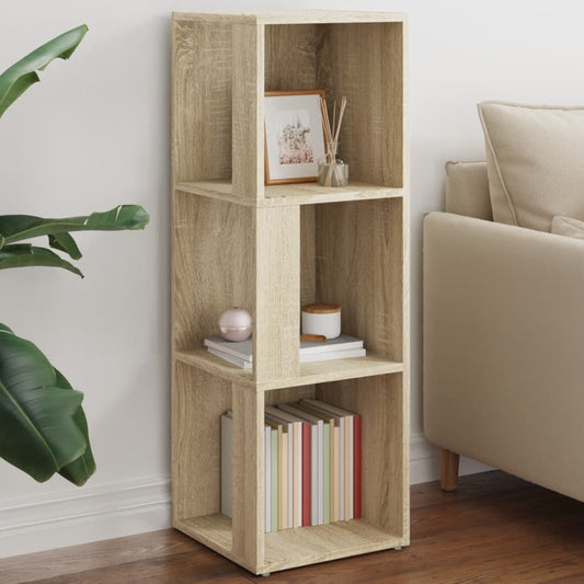 809029 vidaXL Corner Cabinet Sonoma Oak 33x33x100 cm Engineered Wood