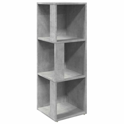 Corner Cabinet Concrete Grey 33x33x100 cm Engineered Wood