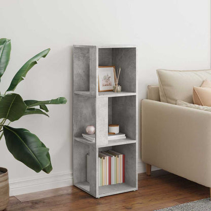 809030 vidaXL Corner Cabinet Concrete Grey 33x33x100 cm Engineered Wood