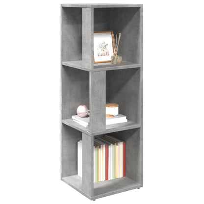 Corner Cabinet Concrete Grey 33x33x100 cm Engineered Wood
