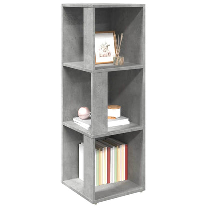 809030 vidaXL Corner Cabinet Concrete Grey 33x33x100 cm Engineered Wood