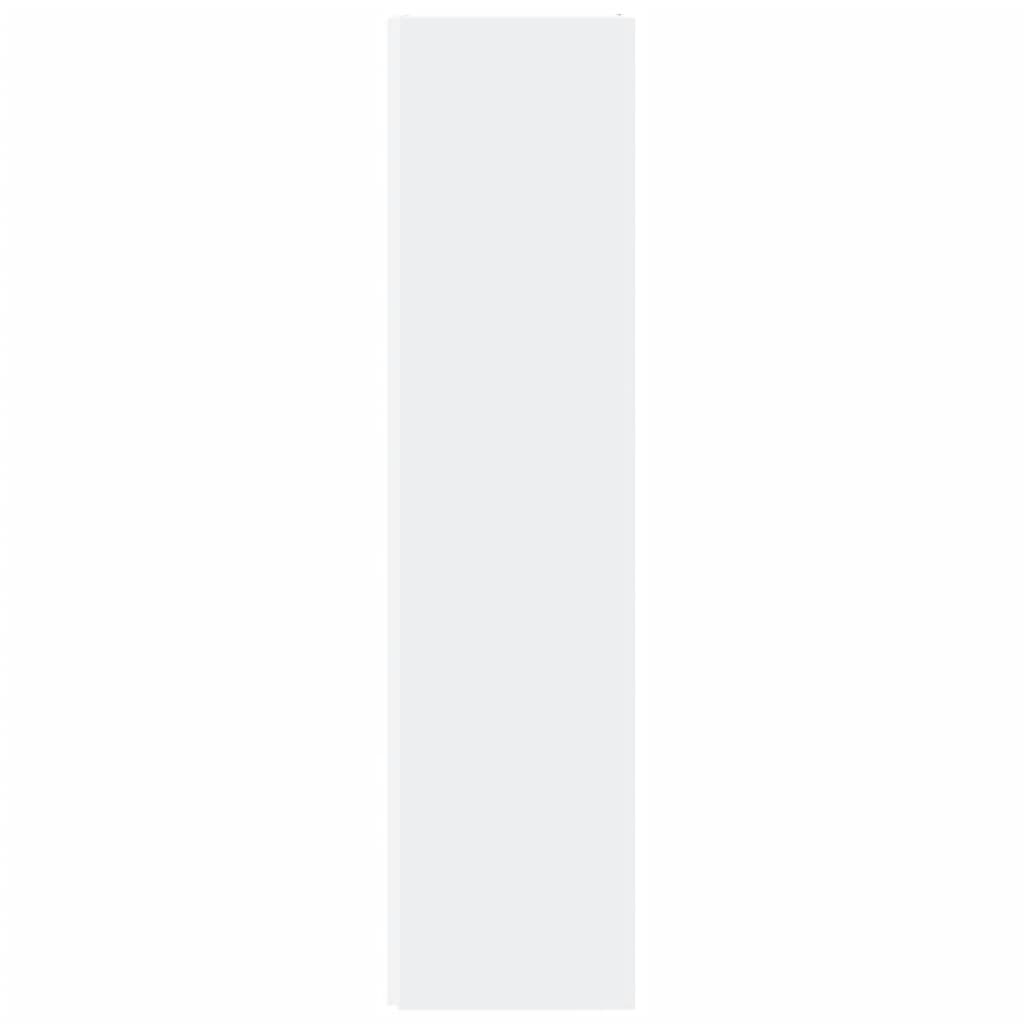 809035 vidaXL Corner Cabinet White 33x33x132 cm Engineered Wood
