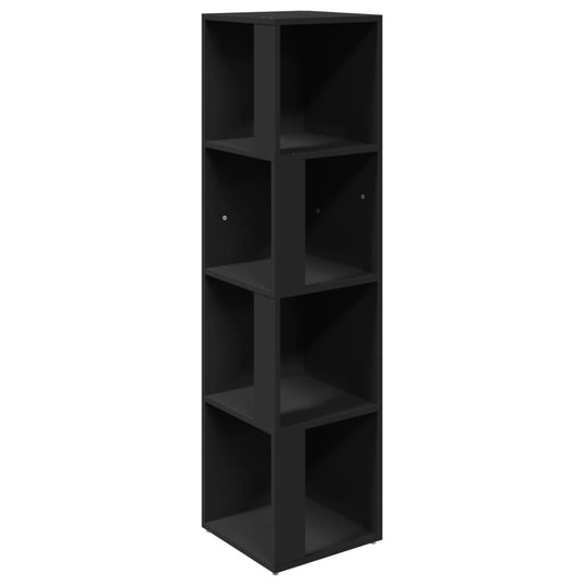 Corner Cabinet Black 33x33x132 cm Engineered Wood