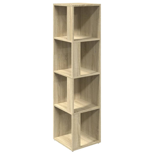 809038 vidaXL Corner Cabinet Sonoma Oak 33x33x132 cm Engineered Wood