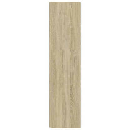 809038 vidaXL Corner Cabinet Sonoma Oak 33x33x132 cm Engineered Wood