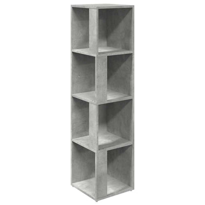 809039 vidaXL Corner Cabinet Concrete Grey 33x33x132 cm Engineered Wood