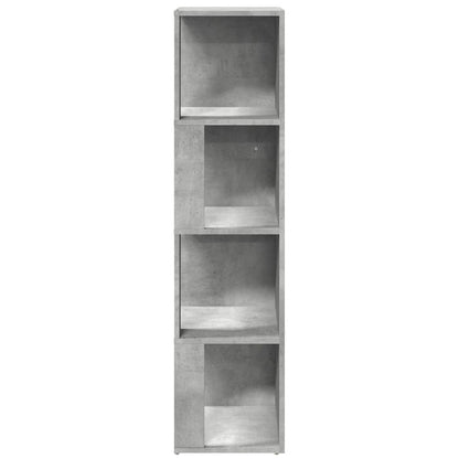 809039 vidaXL Corner Cabinet Concrete Grey 33x33x132 cm Engineered Wood