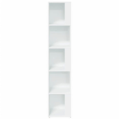 809044 vidaXL Corner Cabinet White 33x33x164,5 cm Engineered Wood