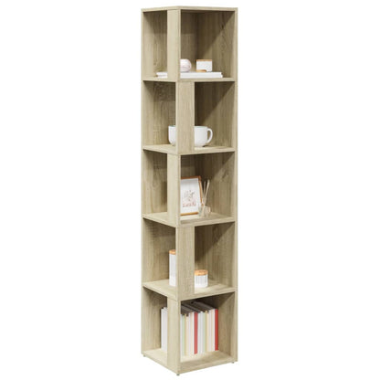 809047 vidaXL Corner Cabinet Sonoma Oak 33x33x164,5 cm Engineered Wood