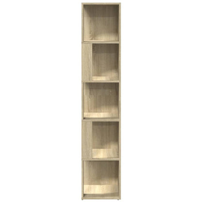 809047 vidaXL Corner Cabinet Sonoma Oak 33x33x164,5 cm Engineered Wood