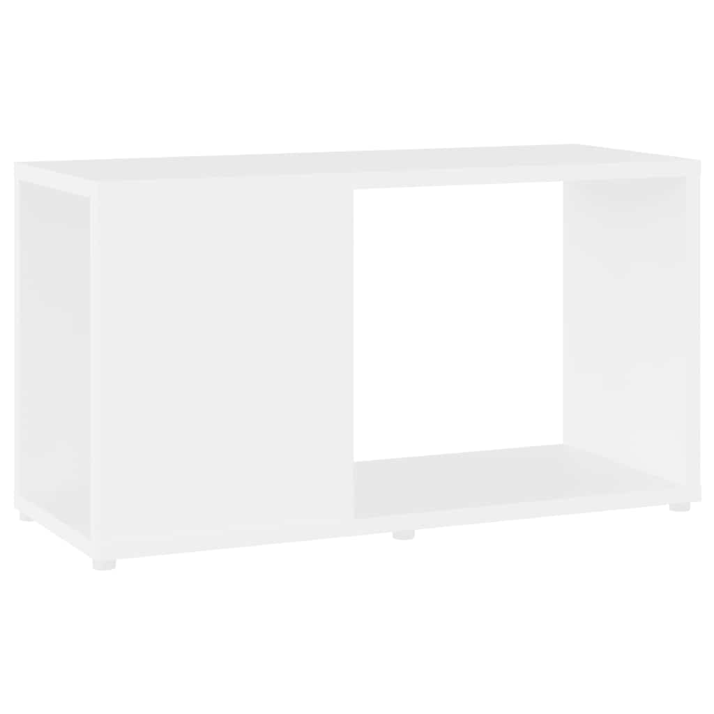 TV Cabinet White 60x24x32cm Engineered Wood