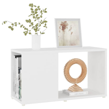 TV Cabinet White 60x24x32cm Engineered Wood