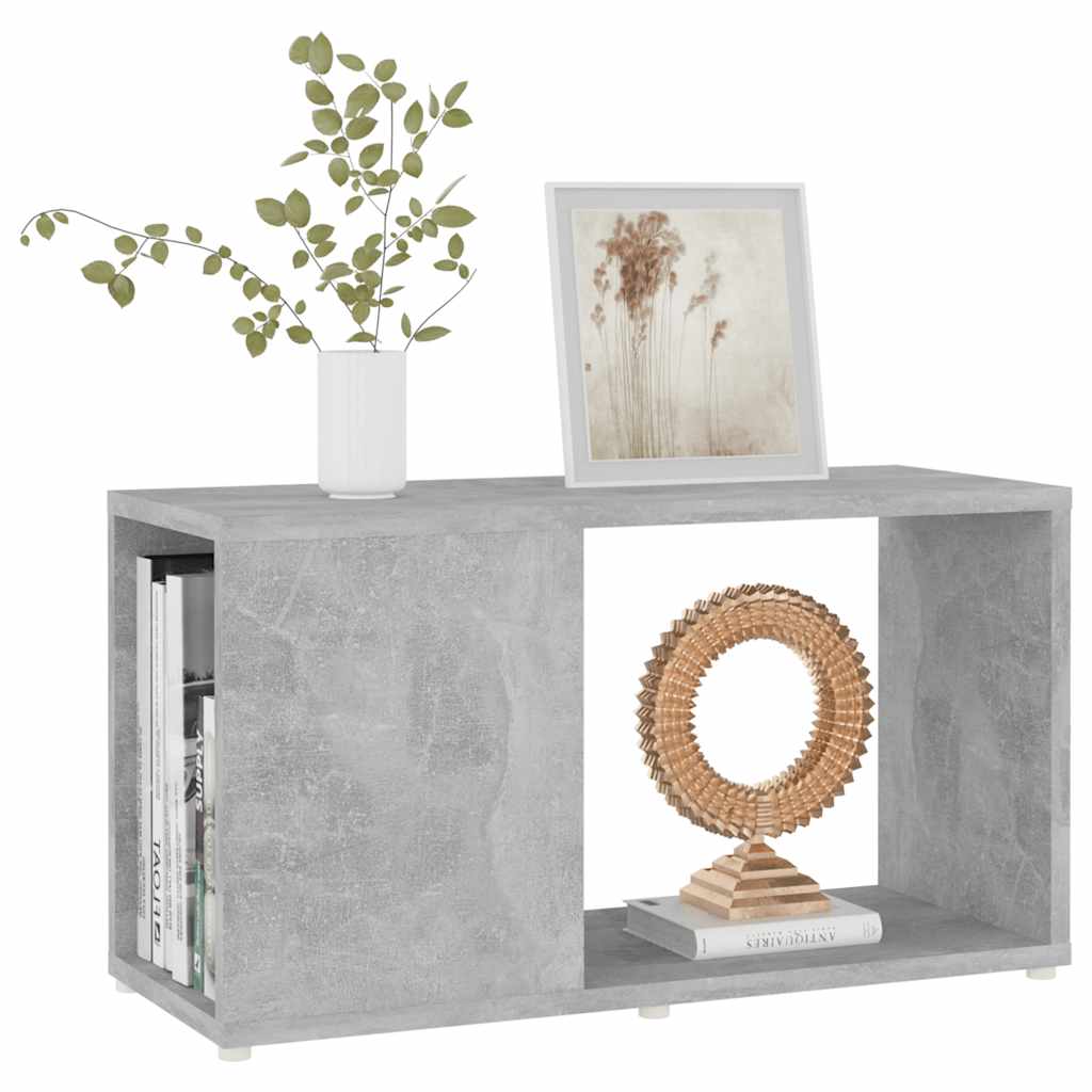 TV Cabinet Concrete Grey 60x24x32cm Engineered Wood