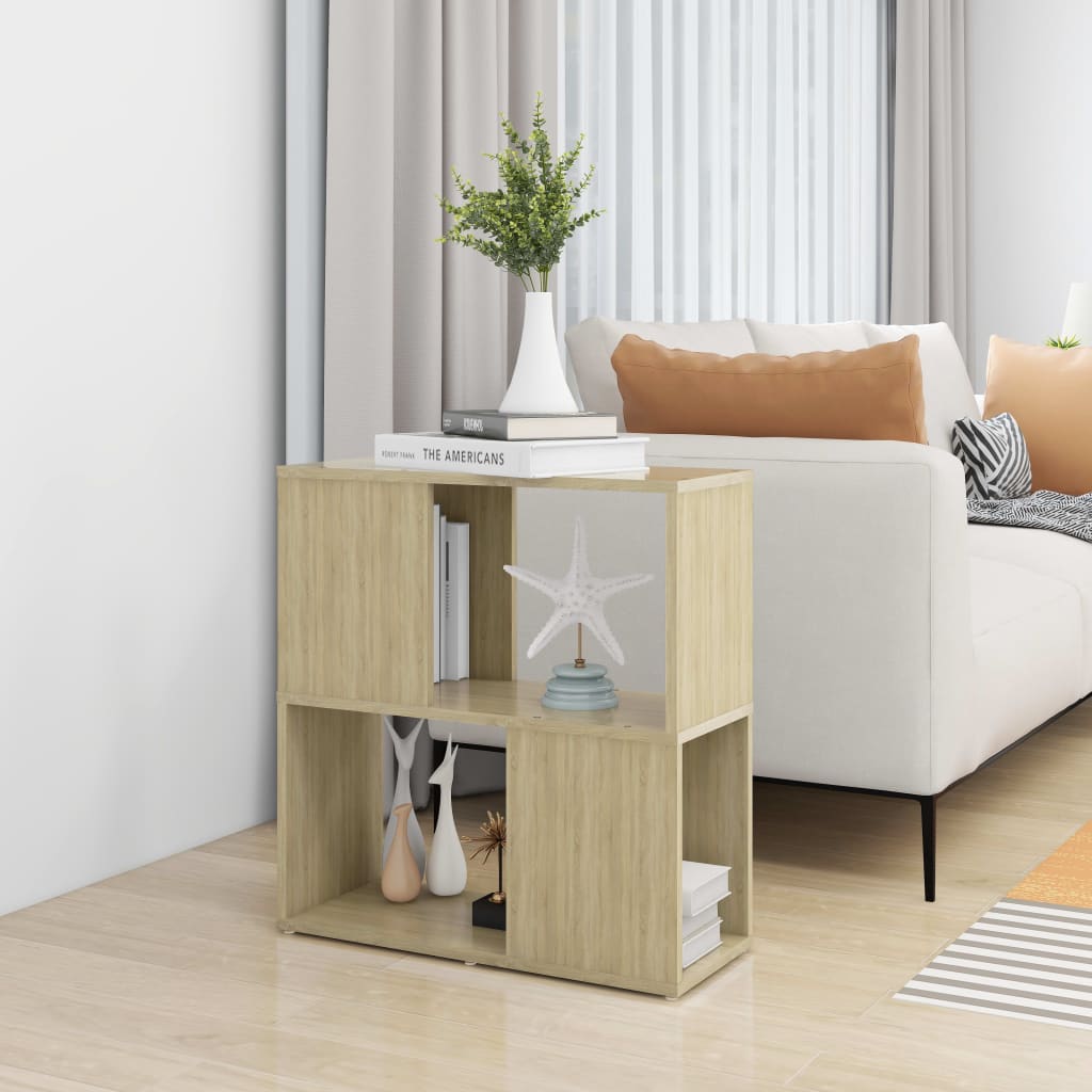 Book Cabinet Sonoma Oak 60x24x63 cm Engineered Wood