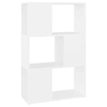 Book Cabinet Room Divider White 60x24x94 cm Engineered Wood