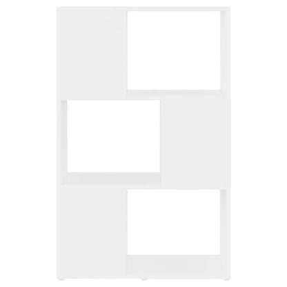 Book Cabinet Room Divider White 60x24x94 cm Engineered Wood