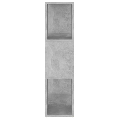 Book Cabinet Room Divider Concrete Grey 60x24x94 cm Engineered Wood