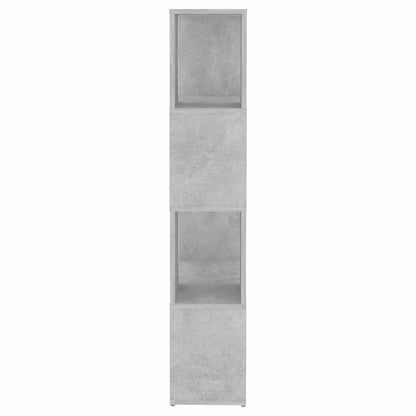 809084 vidaXL Book Cabinet Room Divider Concrete Grey 60x24x124,5 cm