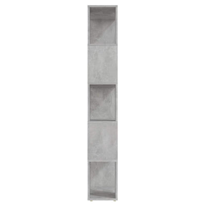 809093 vidaXL Book Cabinet Room Divider Concrete Grey 60x24x155 cm