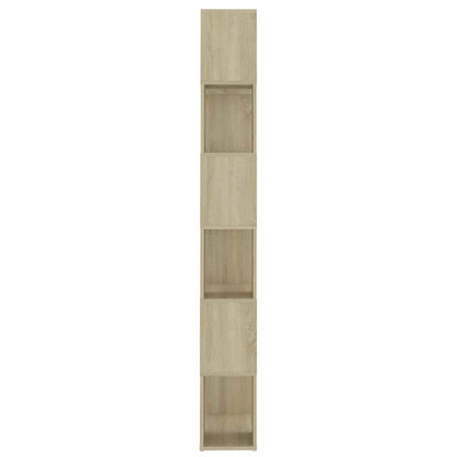 Book Cabinet Room Divider Sonoma Oak 60x24x186 cm