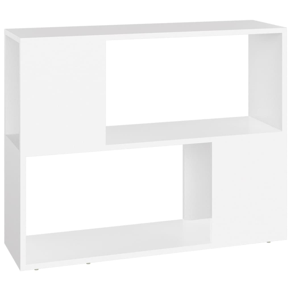 809116 vidaXL TV Cabinet White 80x24x63 cm Engineered Wood