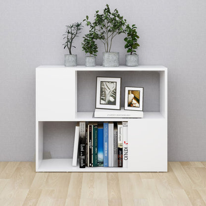 809116 vidaXL TV Cabinet White 80x24x63 cm Engineered Wood