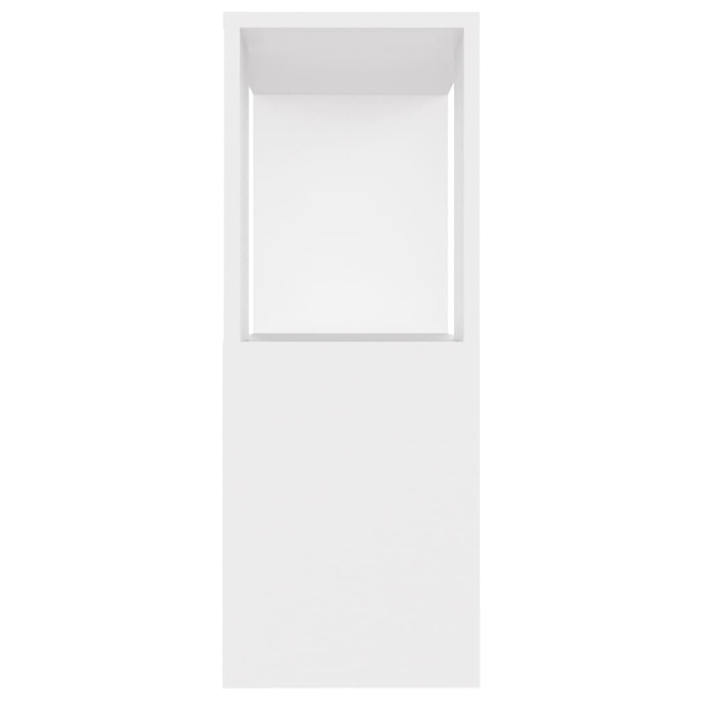809116 vidaXL TV Cabinet White 80x24x63 cm Engineered Wood