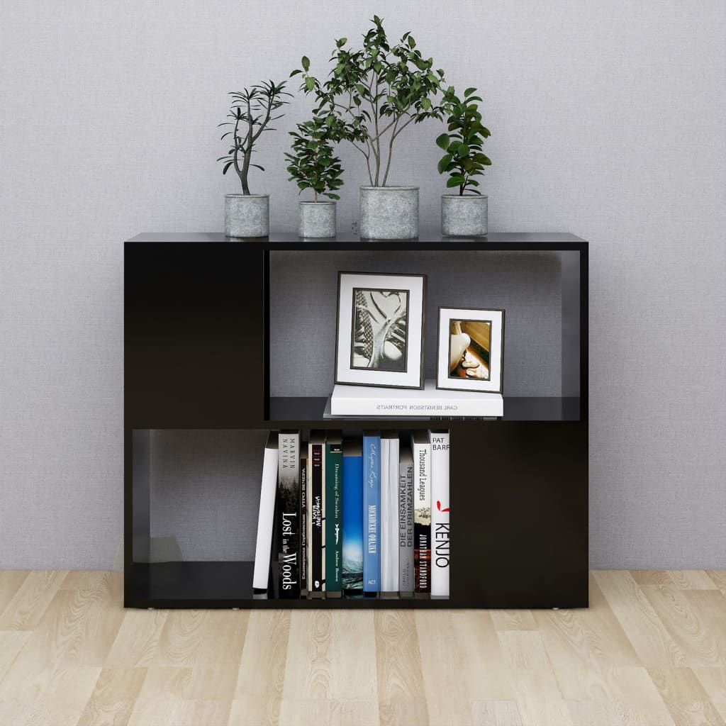 TV Cabinet | Black | Engineered wood | Medium | TV Cabinet | Rectangular