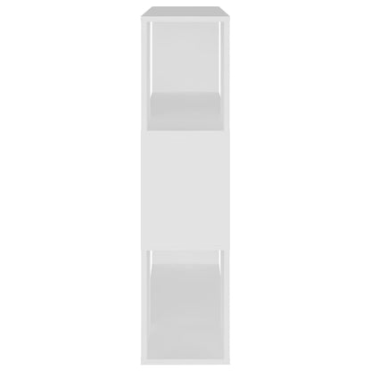 Book Cabinet Room Divider White 80x24x94 cm Engineered Wood