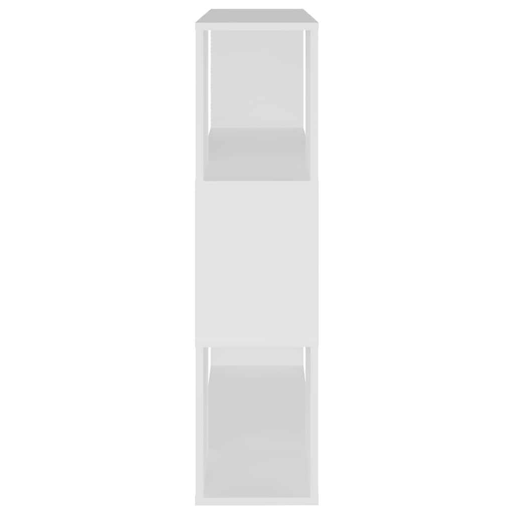 809125 vidaXL Book Cabinet Room Divider White 80x24x94 cm Engineered Wood