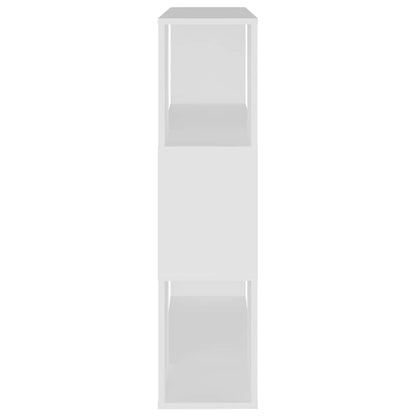 809125 vidaXL Book Cabinet Room Divider White 80x24x94 cm Engineered Wood
