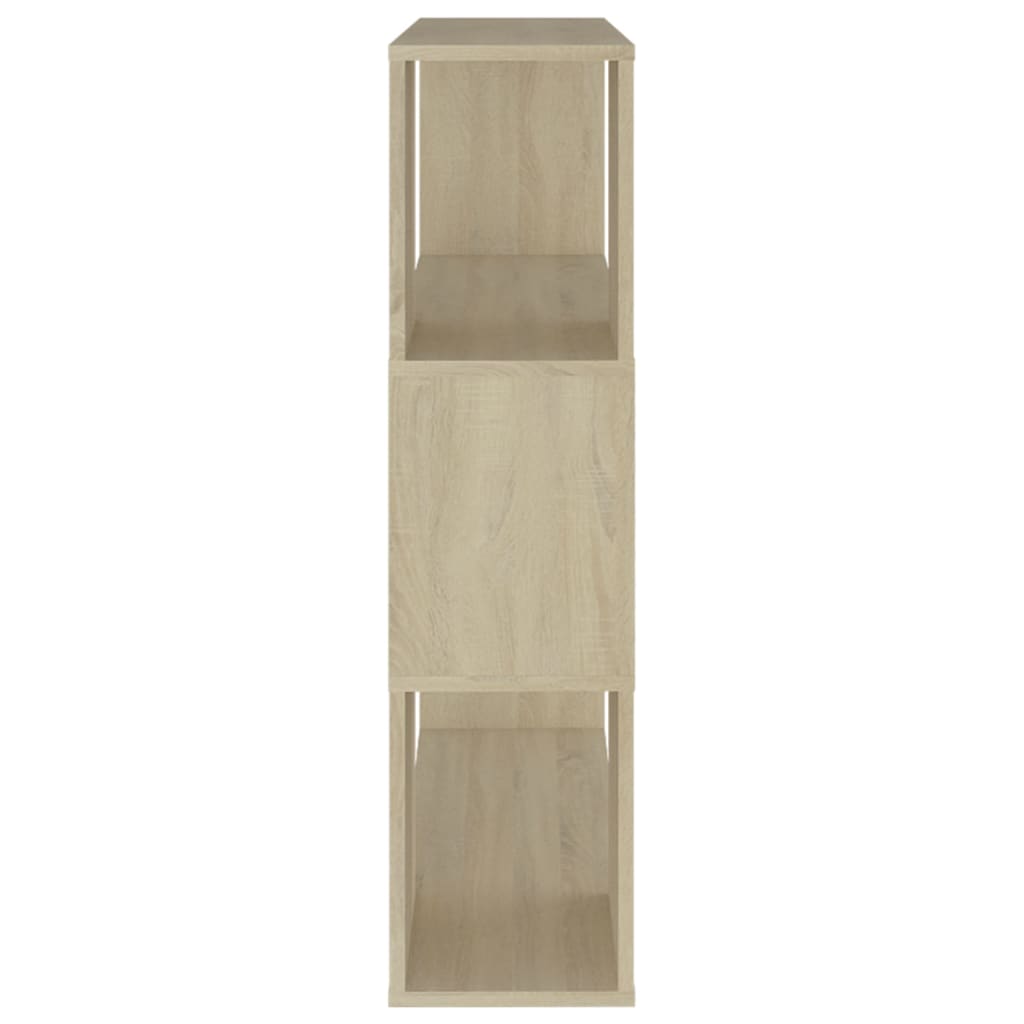Book Cabinet Room Divider Sonoma Oak 80x24x94 cm Engineered Wood